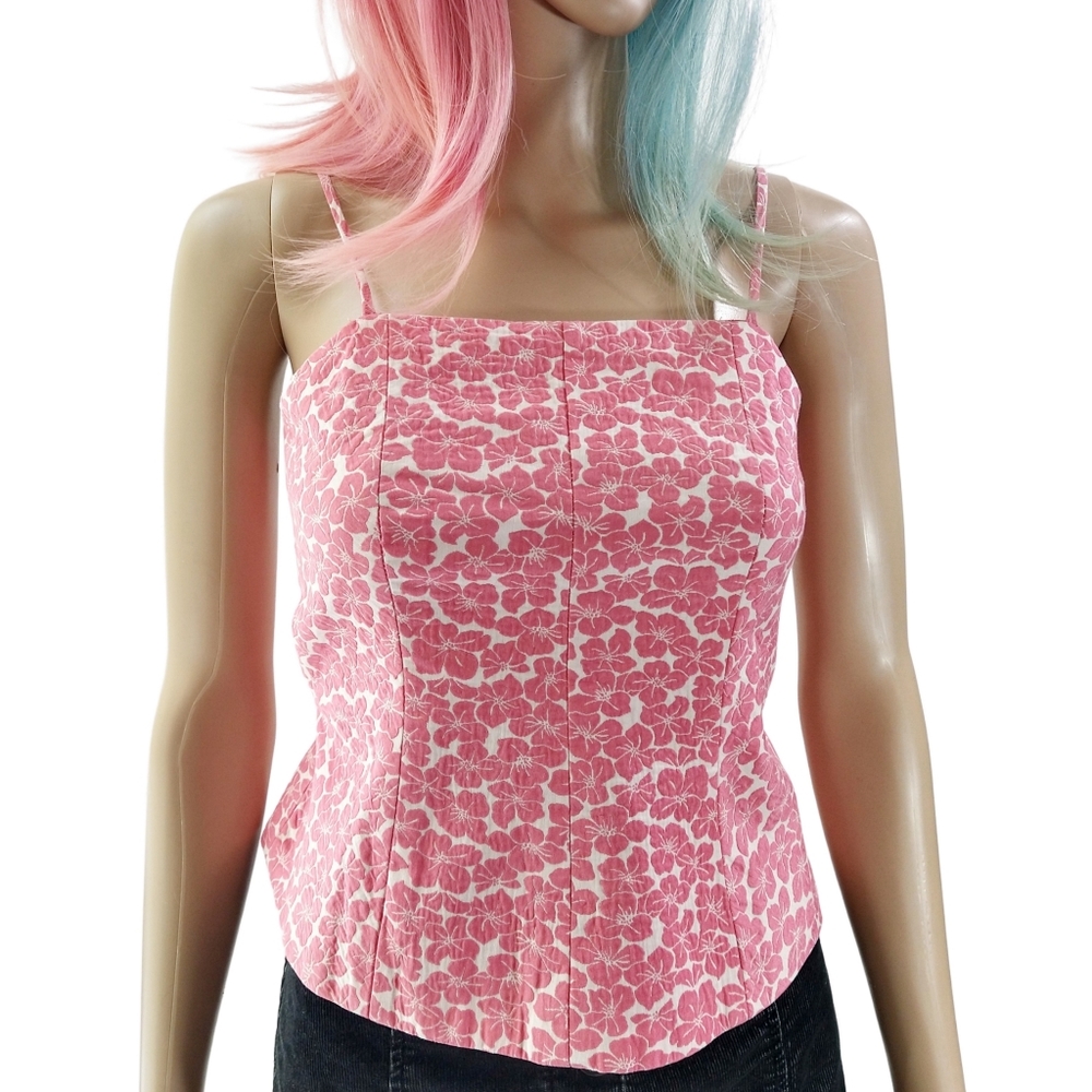 Y2K Floral Cami Tank Top Spotlight Size XL